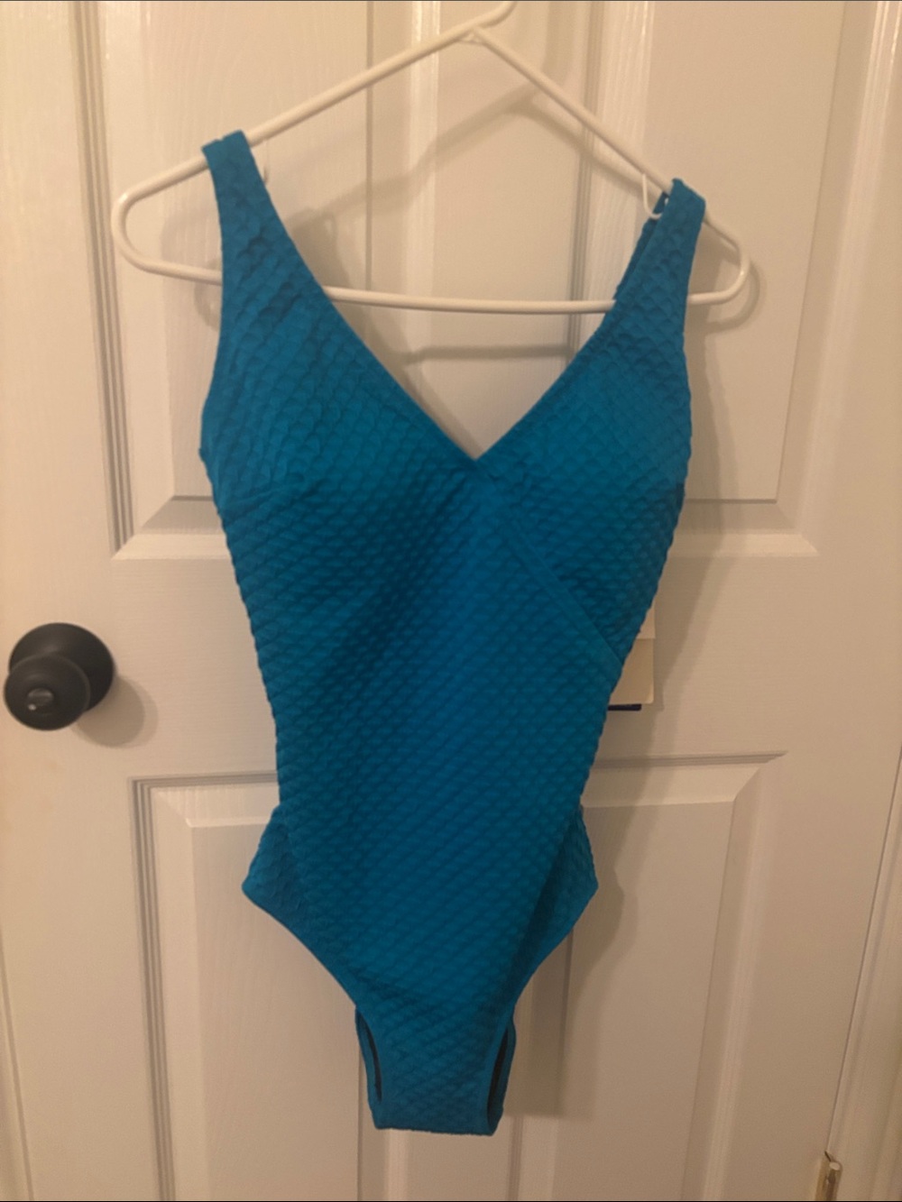 New gottex peacock blue swimsuit Sz 12